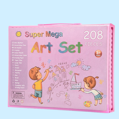 Le Kit Créatif Ultime de 208 Pièces – Éveillez l’Imagination et la Créativité de Votre Enfant !
