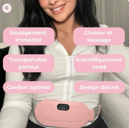 Ceinture Chauffante Intelligente™ – Dites adieu aux règles douloureuses ❤️