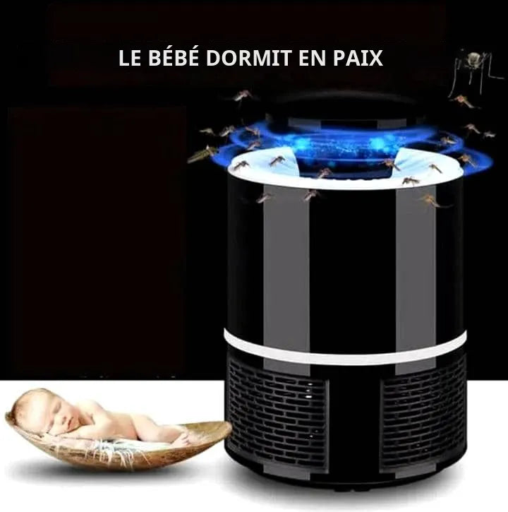 🦟 Lampe Anti-Moustiques LED 365° – La Fin Des Nuits Gâchées !