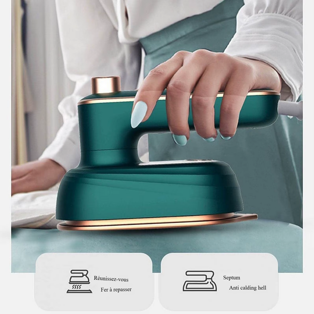 1⚡ Mini Fer à Repasser Électrique — Le secret d’un style impeccable, où que vous soyez ! ⚡