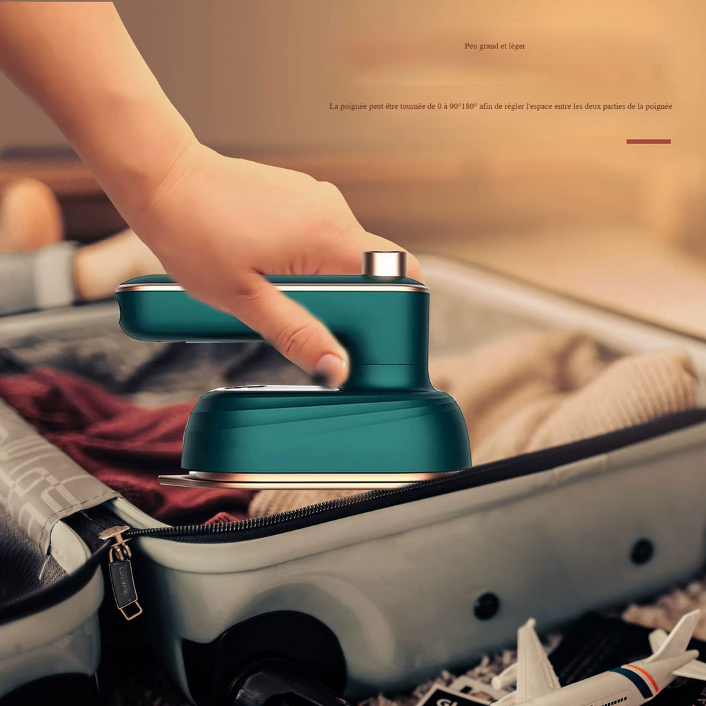 1⚡ Mini Fer à Repasser Électrique — Le secret d’un style impeccable, où que vous soyez ! ⚡